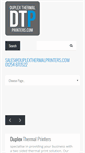 Mobile Screenshot of duplexthermalprinters.com